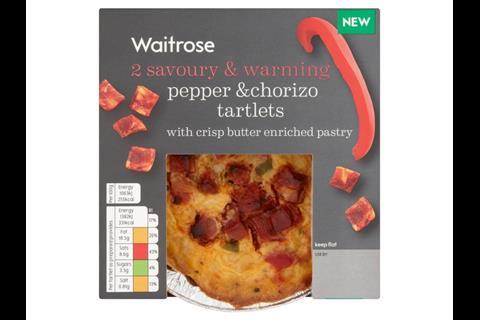 Waitrose Pepper and Chorizo Tartlets
